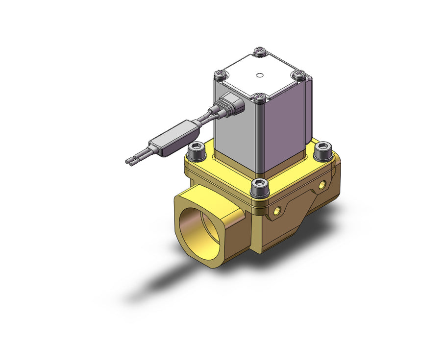 VXZ265KCB Pilot Op 2 Port Solenoid Valve, (N.C.)