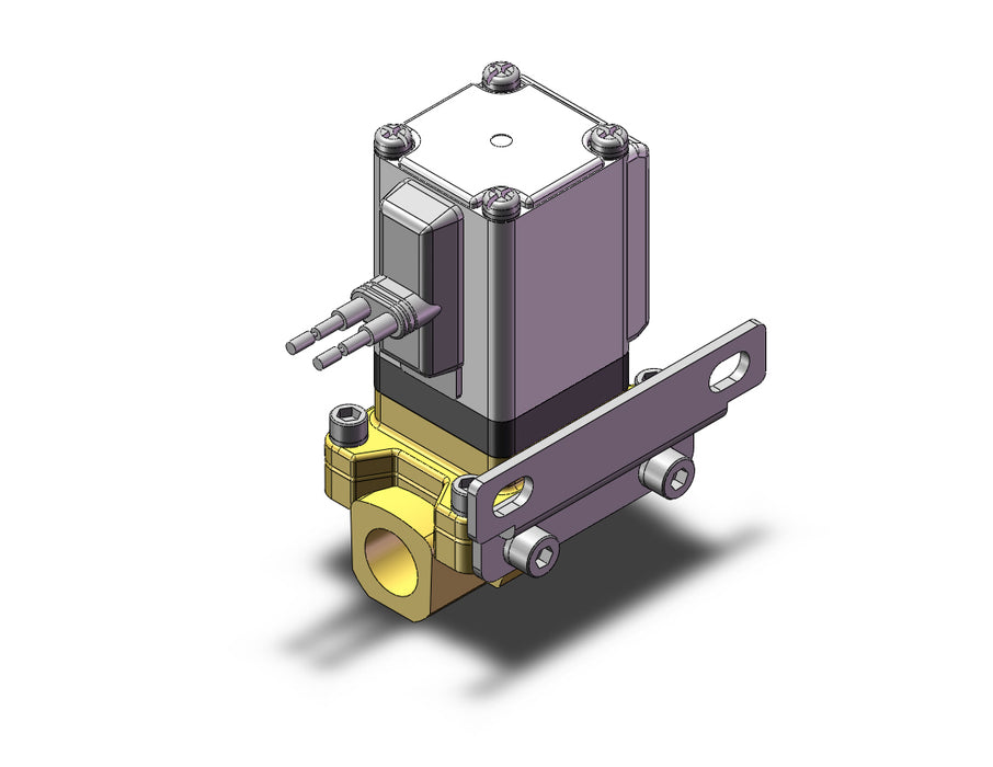 VXZ2A2ACBXB Pilot Op 2 Port Solenoid Valve, (N.O.)