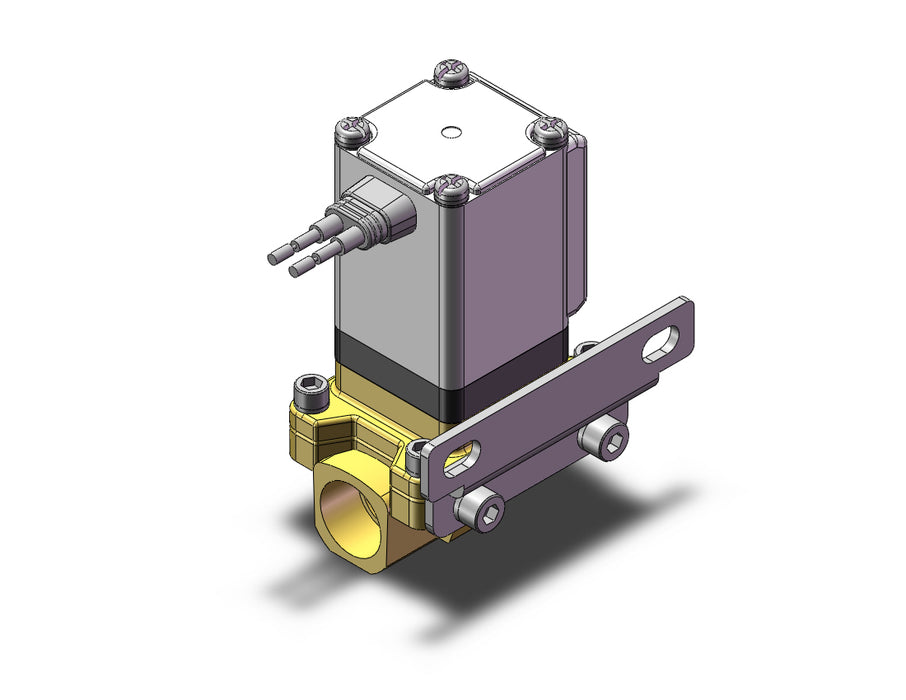 VXZ2A2BABXB Pilot Op 2 Port Solenoid Valve, (N.O.)
