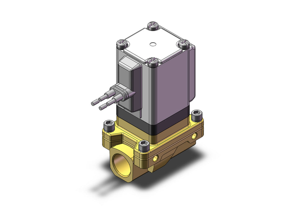 VXZ2A2BBA Pilot Op 2 Port Solenoid Valve, (N.O.)