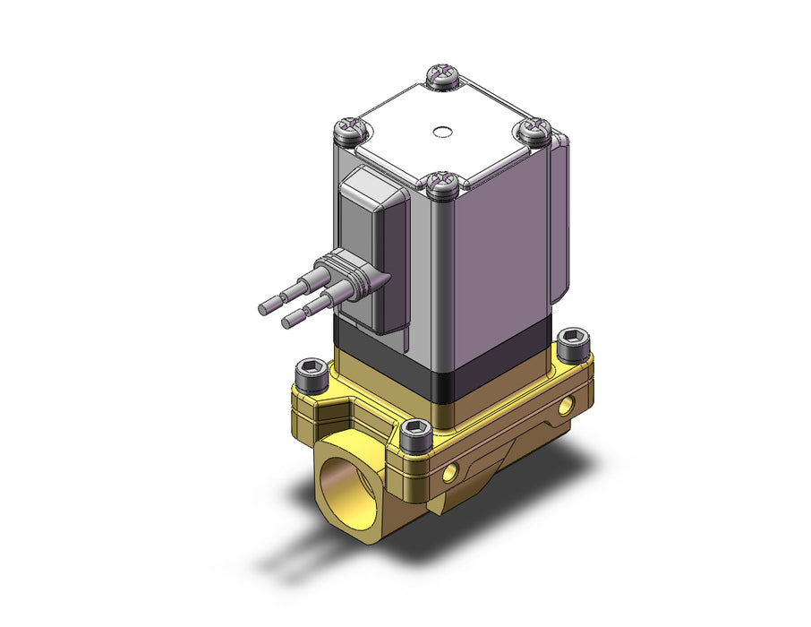 VXZ2A2BFB Pilot Op 2 Port Solenoid Valve, (N.O.)