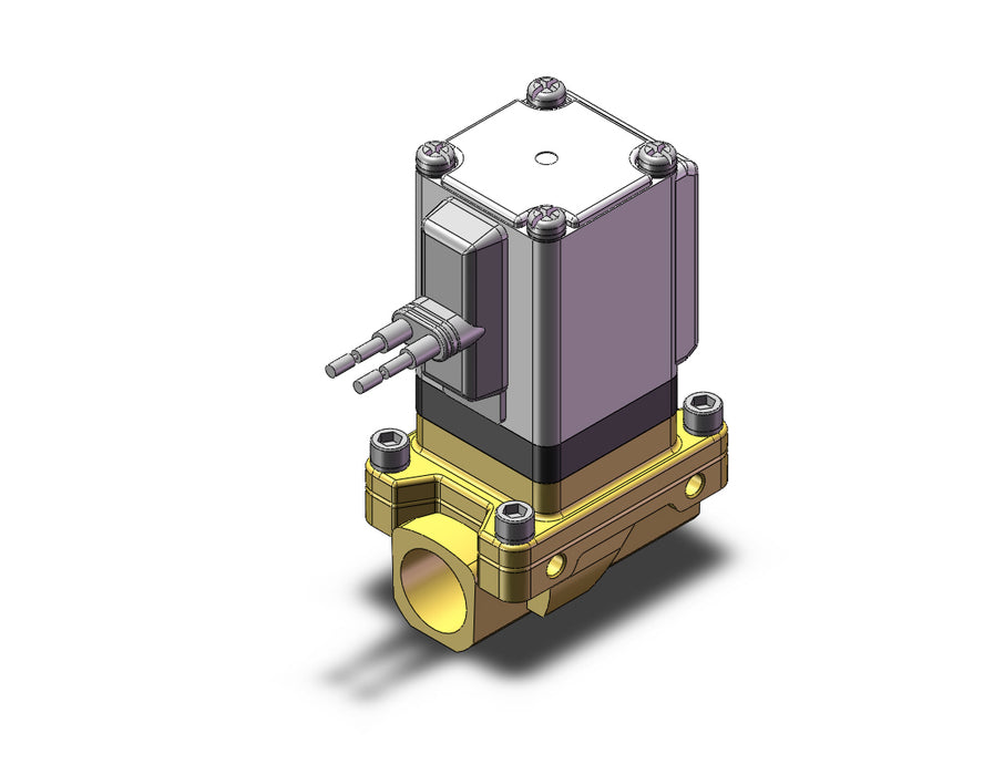 VXZ2A2BF Pilot Op 2 Port Solenoid Valve, (N.O.)