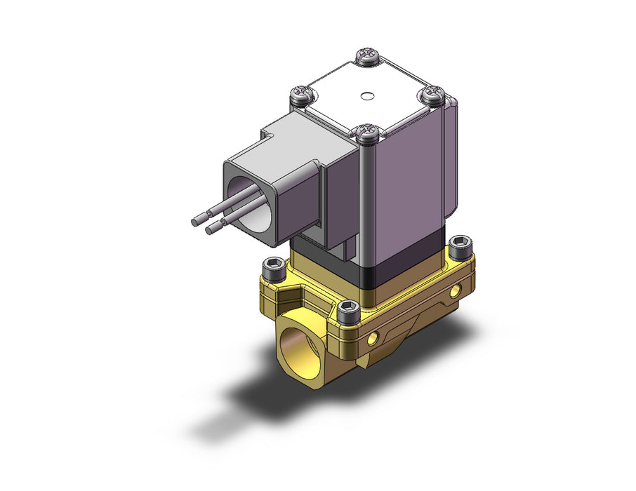 VXZ2A2BSG Pilot Op 2 Port Solenoid Valve, (N.O.)