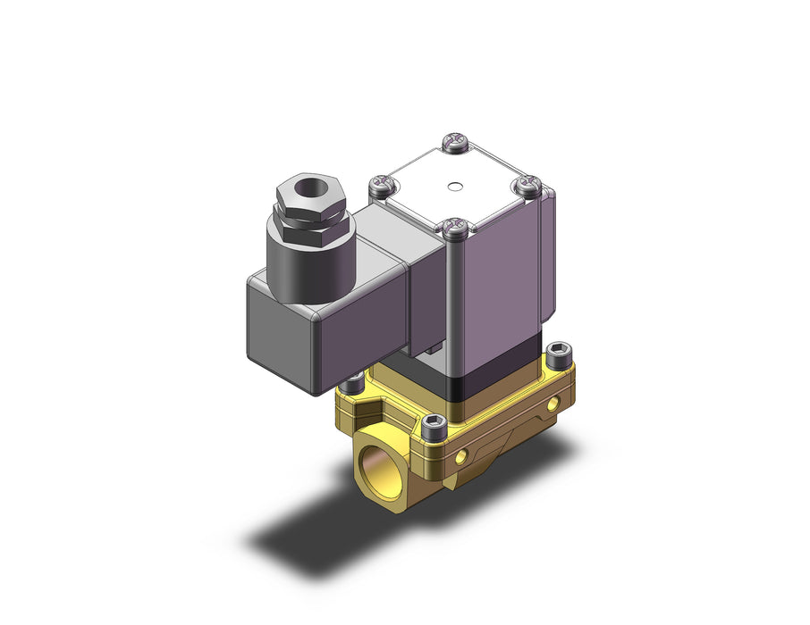VXZ2A2BZ2AA Pilot Op 2 Port Solenoid Valve, (N.O.)