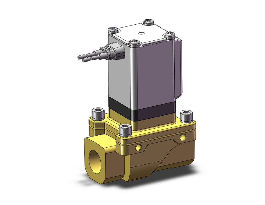 VXZ2B0FA Pilot Op 2 Port Solenoid Valve, (N.O.)
