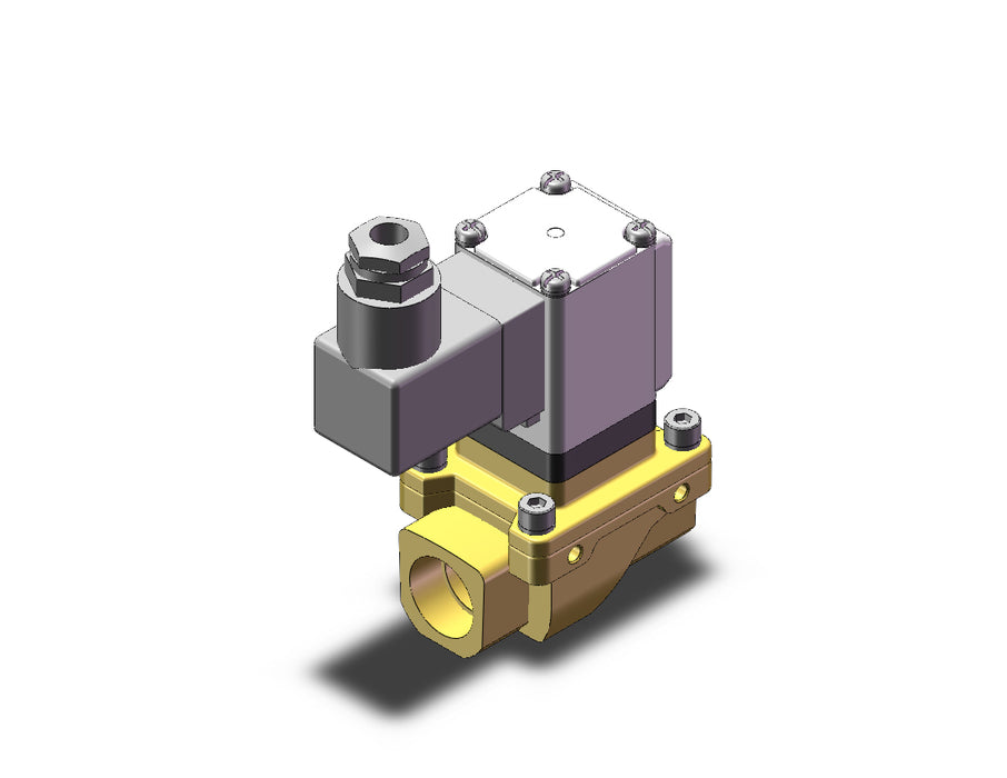VXZ2B2FGB Pilot Op 2 Port Solenoid Valve, (N.O.)