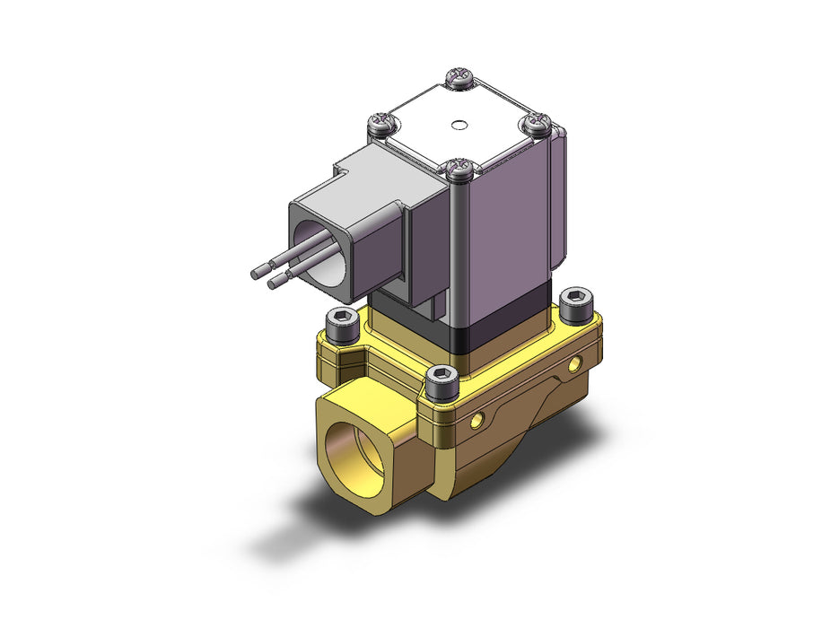 VXZ2B2FUB Pilot Op 2 Port Solenoid Valve, (N.O.)