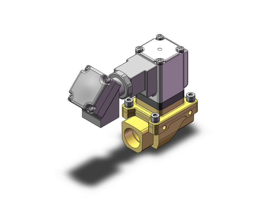 VXZ2B5FZ2ME Pilot Op 2 Port Solenoid Valve, (N.O.)
