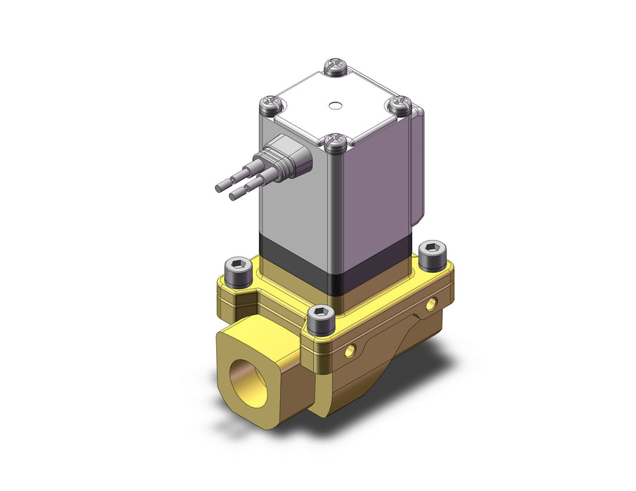 VXZ2B6FP Pilot Op 2 Port Solenoid Valve, (N.O.)