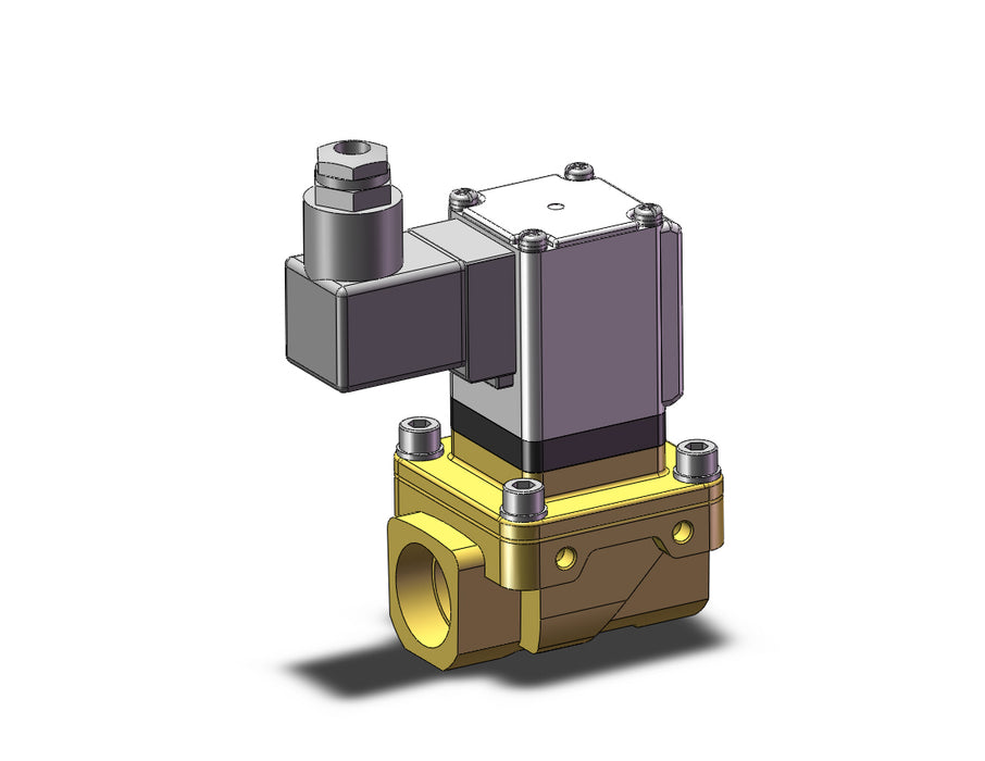 VXZ2C0HG Pilot Op 2 Port Solenoid Valve, (N.O.)
