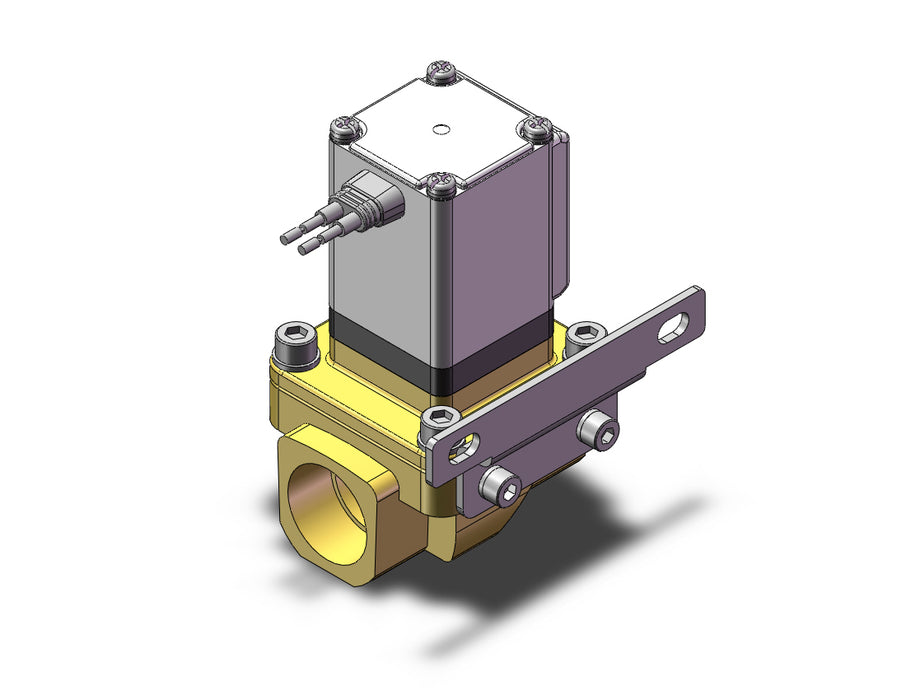 VXZ2C2HABXB Pilot Op 2 Port Solenoid Valve, (N.O.)
