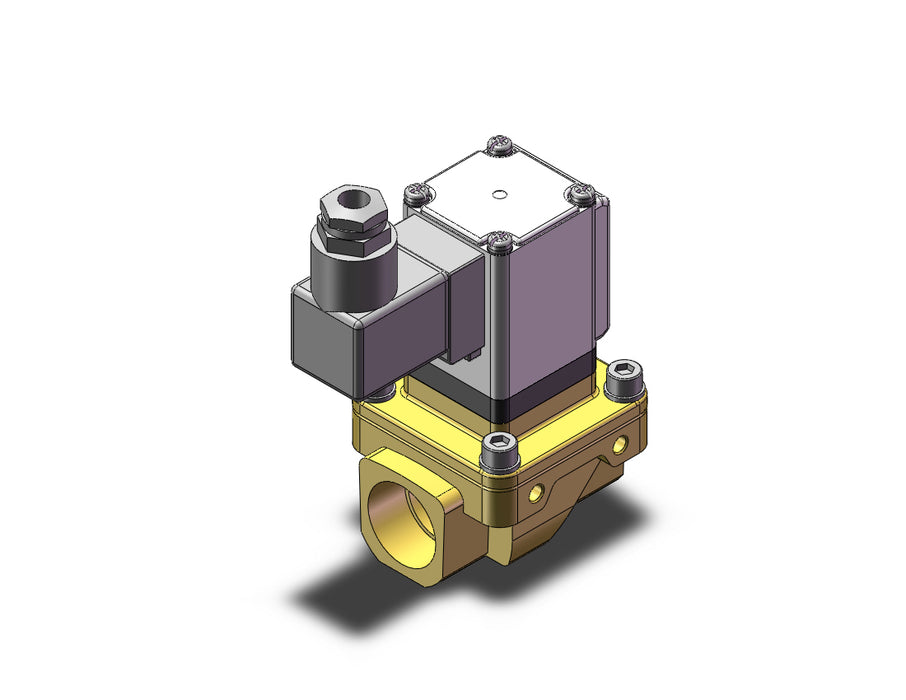 VXZ2C2HJB Pilot Op 2 Port Solenoid Valve, (N.O.)