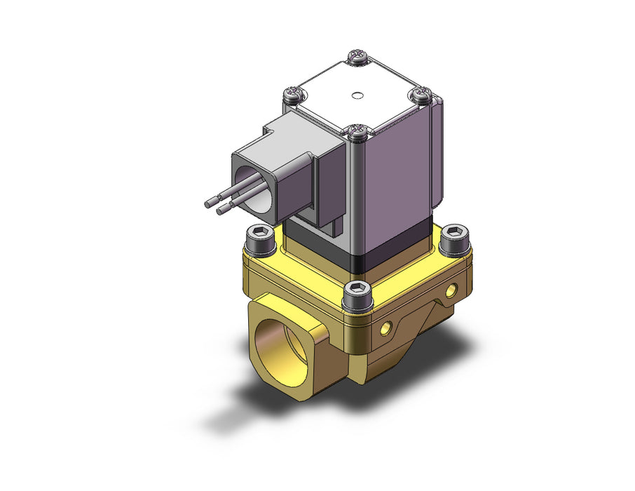 VXZ2C2HSG Pilot Op 2 Port Solenoid Valve, (N.O.)