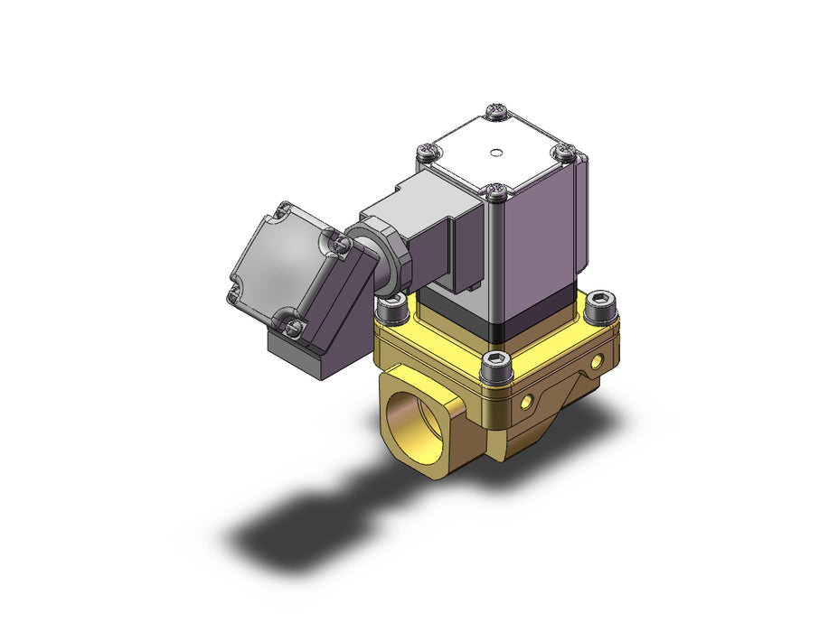 VXZ2C5HPB Pilot Op 2 Port Solenoid Valve, (N.O.)