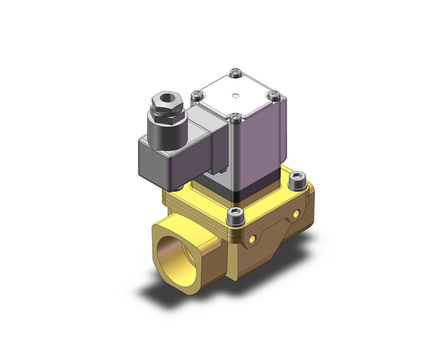 VXZ2D2KG Pilot Op 2 Port Solenoid Valve, (N.O.)
