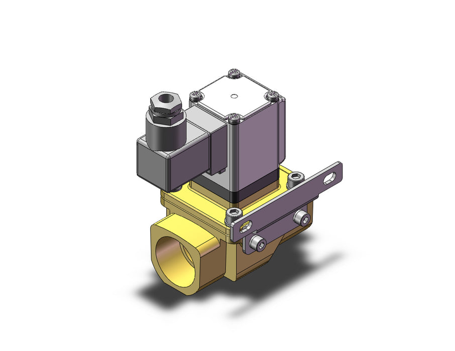 VXZ2D2KJXB Pilot Op 2 Port Solenoid Valve, (N.O.)