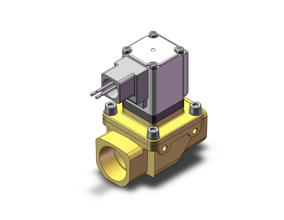 VXZ2D2KUB Pilot Op 2 Port Solenoid Valve, (N.O.)