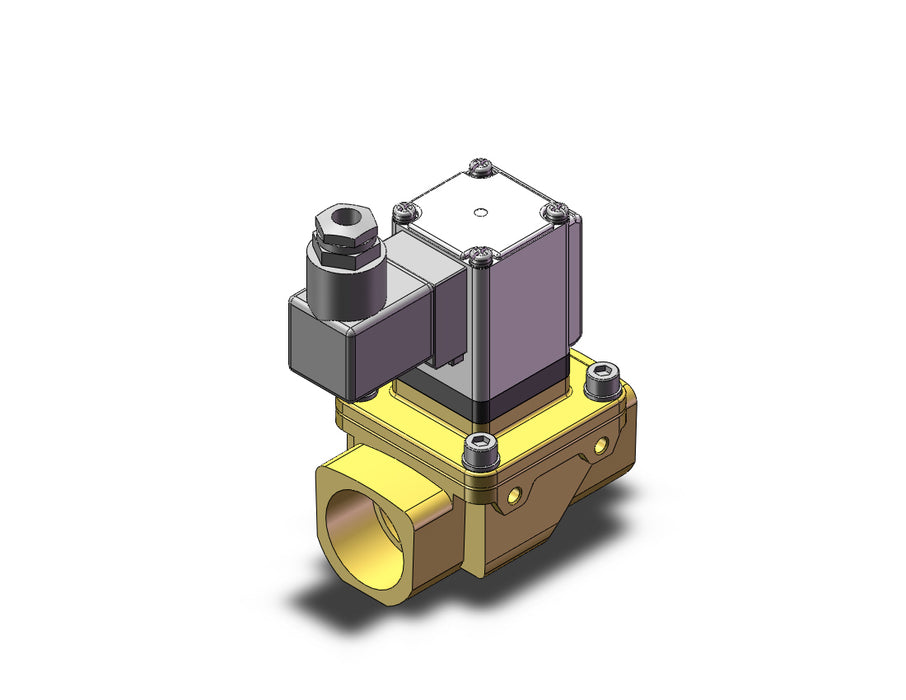 VXZ2D2KZ2A Pilot Op 2 Port Solenoid Valve, (N.O.)