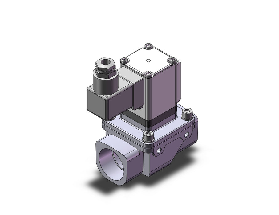 VXZ2D2LGG Pilot Op 2 Port Solenoid Valve, (N.O.)