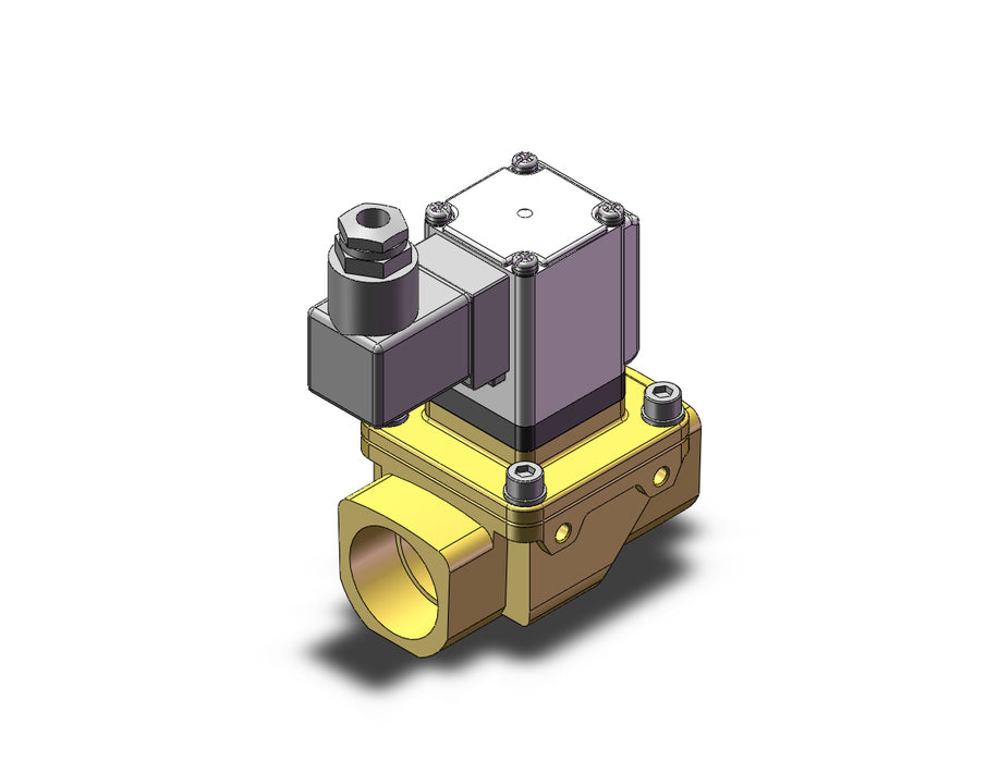 VXZ2D3KGB Pilot Op 2 Port Solenoid Valve, (N.O.)