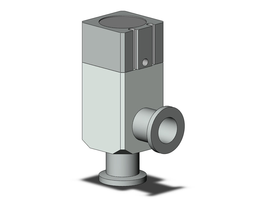 XLA-16-2 HIGH VACUUM ANGLE VALVE, ALUMINUM