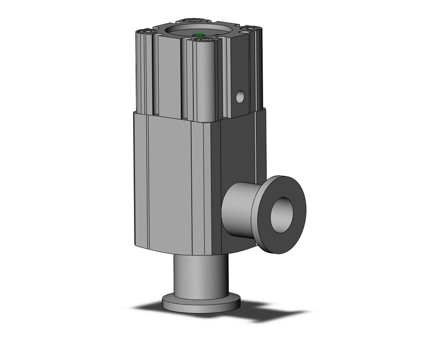 XLA-16G-2M9PLC HIGH VACUUM ANGLE VALVE, ALUMINUM