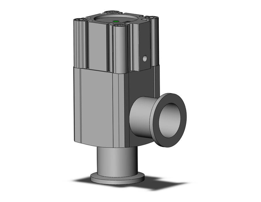 XLA-25-2 HIGH VACUUM ANGLE VALVE, ALUMINUM