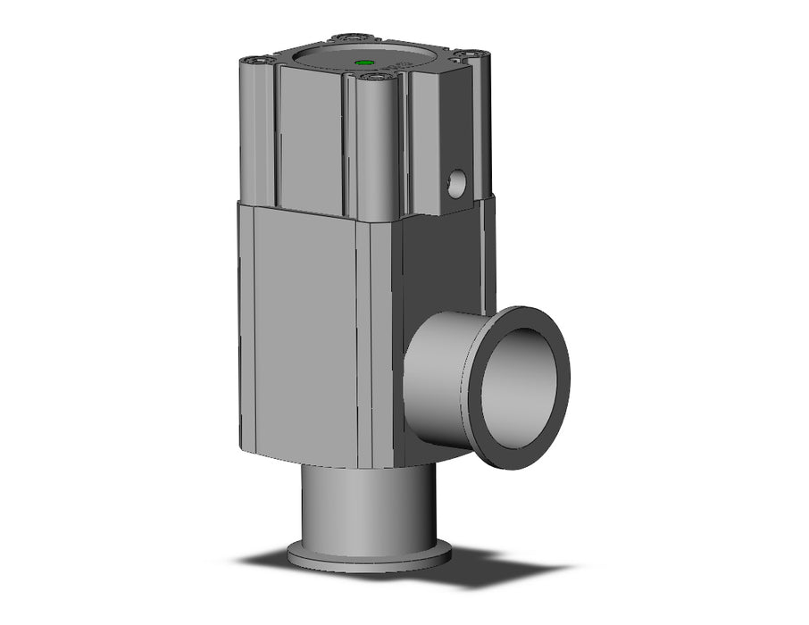 XLA-40G-2M9PLC HIGH VACUUM ANGLE VALVE, ALUMINUM