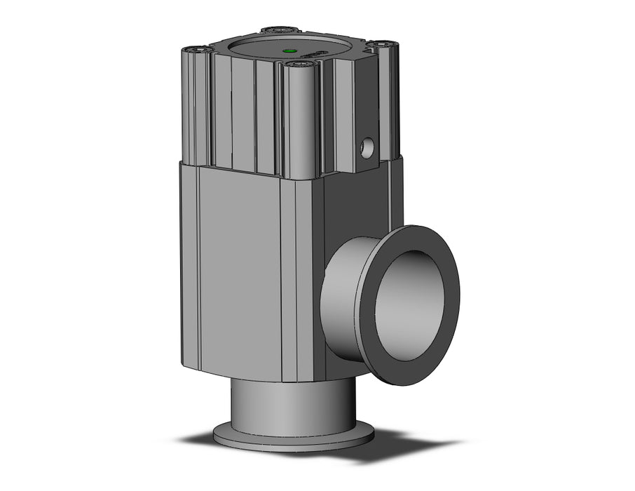 XLA-50-2 HIGH VACUUM ANGLE VALVE, ALUMINUM