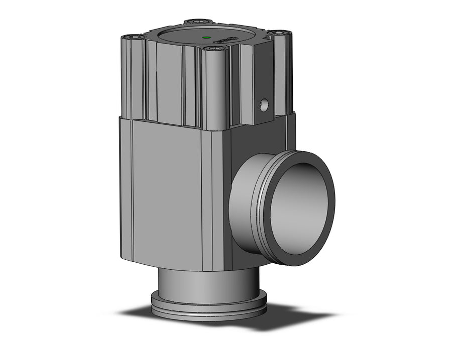 XLA-63D-2 HIGH VACUUM ANGLE VALVE, ALUMINUM