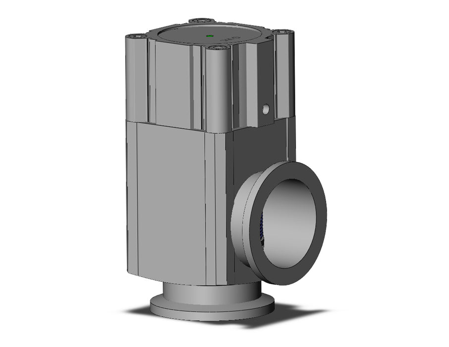 XLA-80-2M9BLA HIGH VACUUM ANGLE VALVE, ALUMINUM