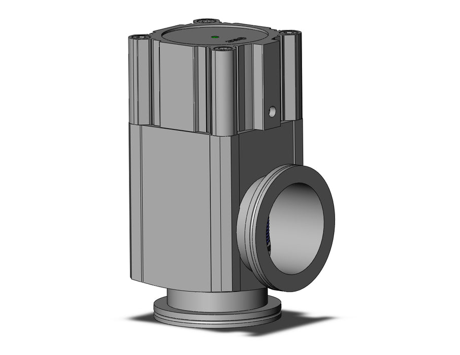 XLA-80D-2 HIGH VACUUM ANGLE VALVE, ALUMINUM