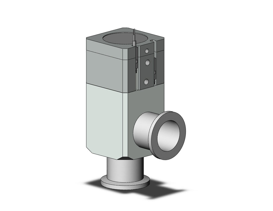 XLD-25-A93LA Aluminum, High Vacuum Angle Valve
