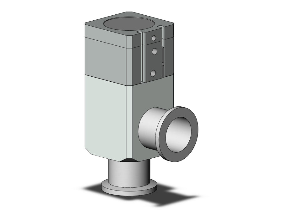 XLD-25-M9NC Aluminum, High Vacuum Angle Valve