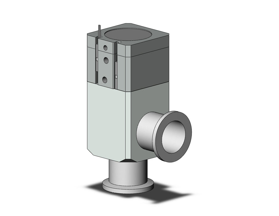 XLD-25K-M9NA Aluminum, High Vacuum Angle Valve