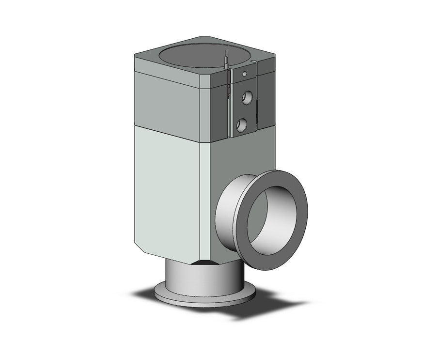 XLD-50-A93LA Aluminum, High Vacuum Angle Valve
