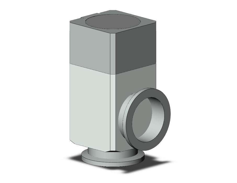 XLD-80L-M9NC Aluminum, High Vacuum Angle Valve