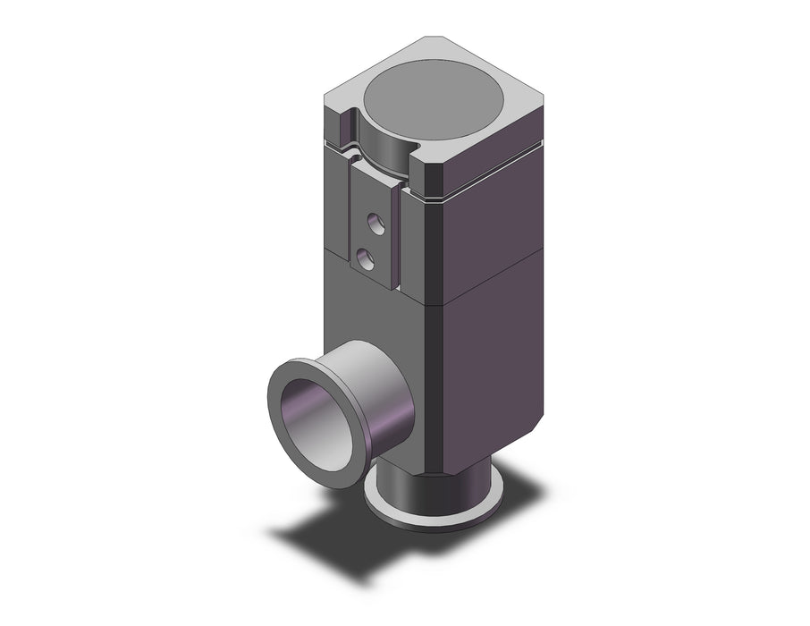 XLDQ-40 Aluminum, High Vacuum Angle Valve
