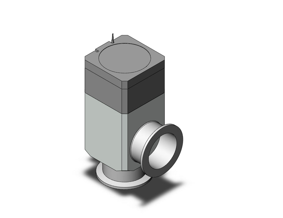 XLDV-50L-A90B-6MU Aluminum, High Vacuum Angle Valve