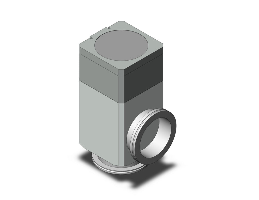 XLDV-80L-5MU Aluminum, High Vacuum Angle Valve