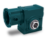 Speed Reducer Tigear-2 Worm Gear Speed Reducers 5:1 Hollow Shaft 3.50" Center Distance 180TC Input Coupling Style Motor Flange No Base Kit Single Reduction Right Angle 1-15/16" Bore White Epoxy Paint 