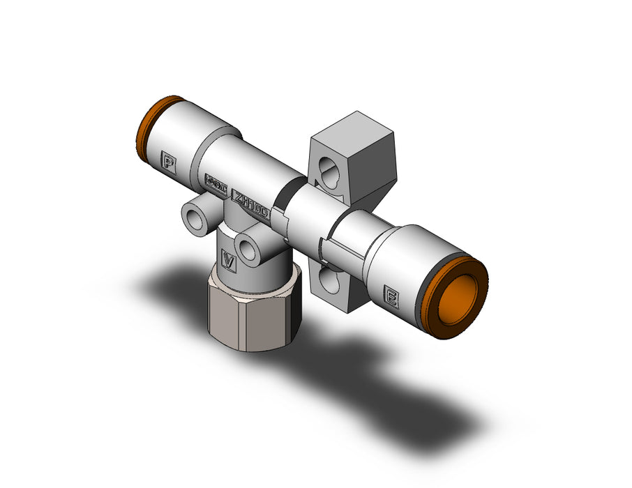 ZH10DSA-07-N01-09 Vacuum Ejector, Body Ported