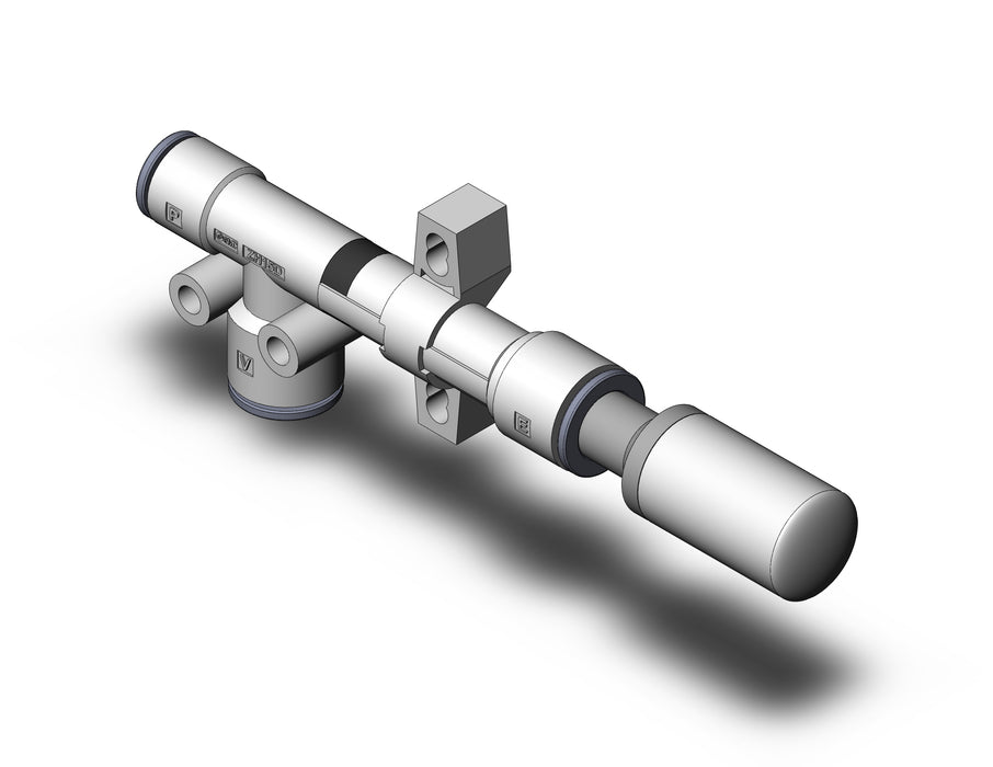 ZH15DLA-08-10-10S Vacuum Ejector, Body Ported