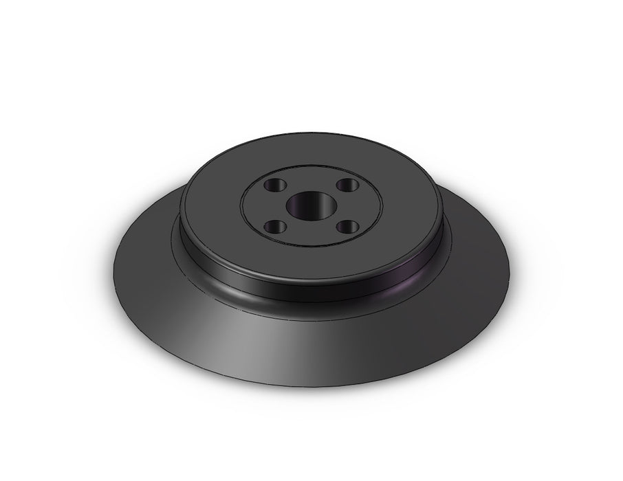 ZP2-150HTF Heavy Duty Pad, Thin Flat w/rib