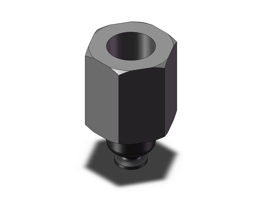 ZP3-T015UN-B3 Vertical Vacuum Inlet, w/adapter