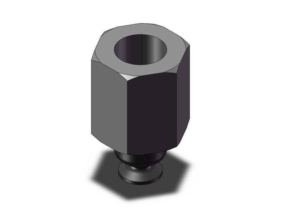 ZP3-T02UN-B3 Vertical Vacuum Inlet, w/adapter