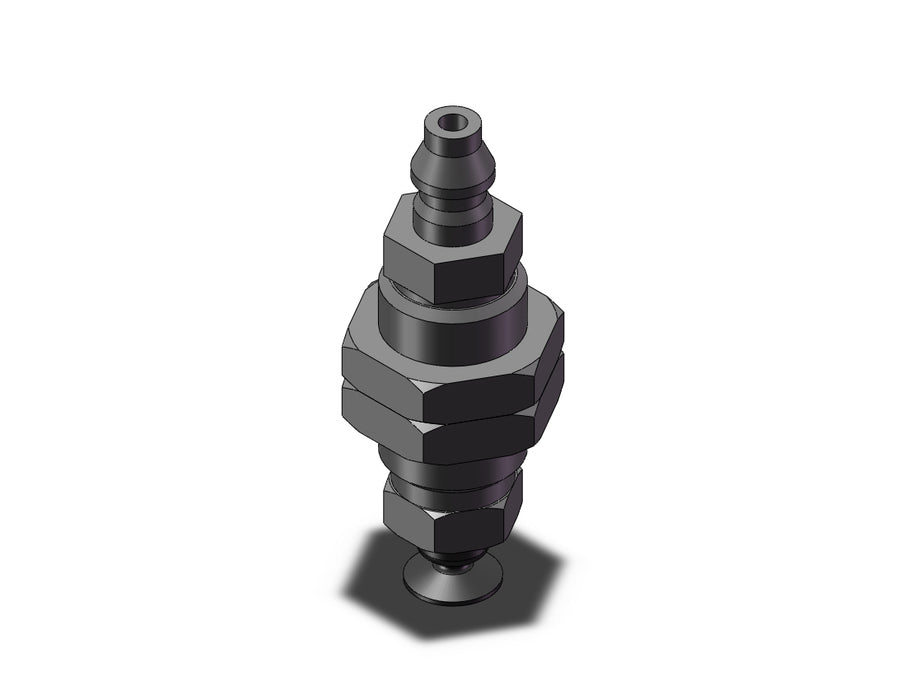ZP3-T035UN-A6-U4 Vertical Vacuum Inlet, w/adapter