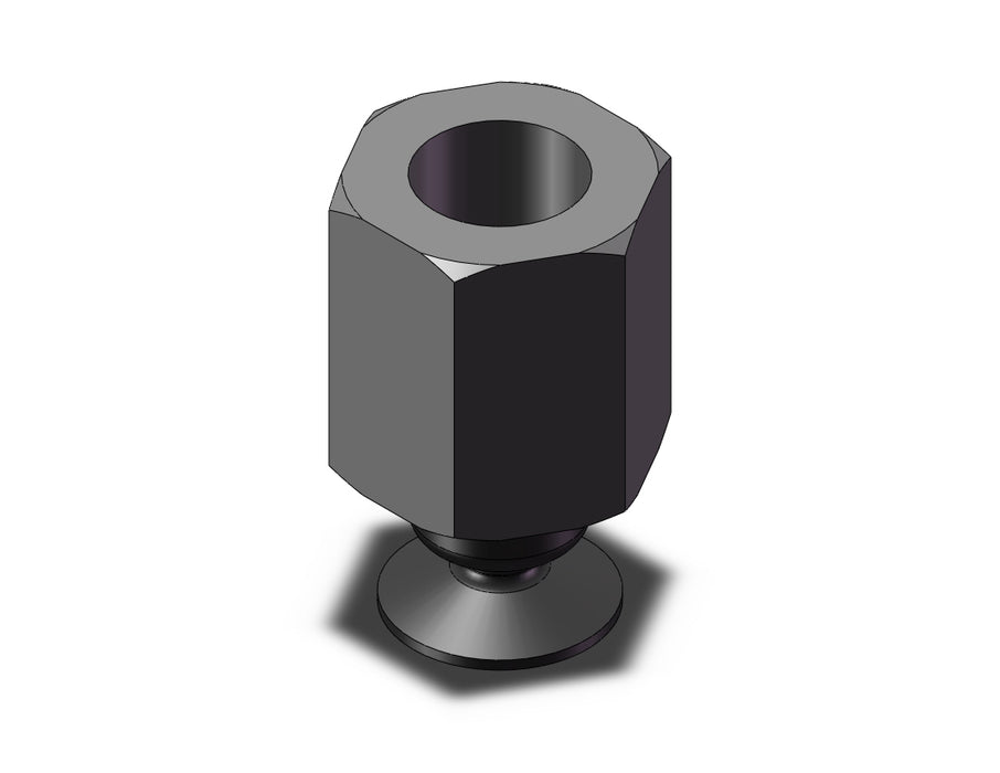 ZP3-T035UN-B3 Vertical Vacuum Inlet, w/adapter