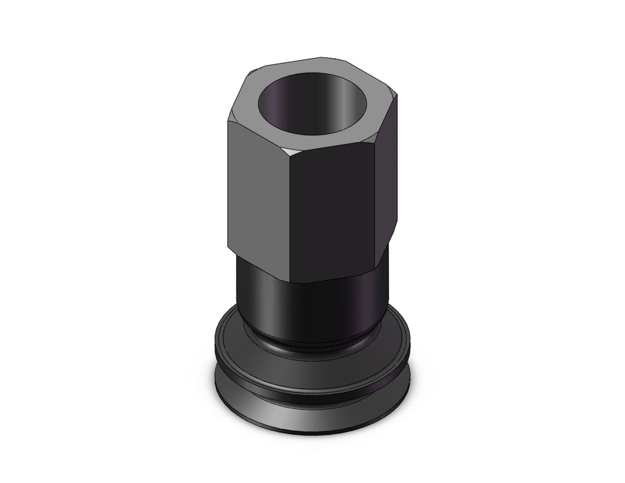 ZP3-T08BS-B5 Vertical Vacuum Inlet, w/adapter