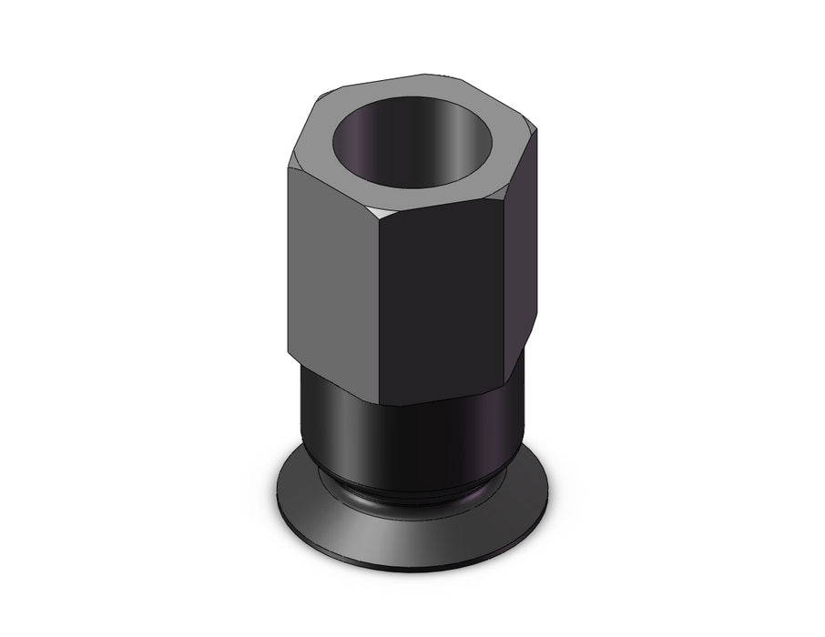 ZP3-T08UMU-B5 Vertical Vacuum Inlet, w/adapter